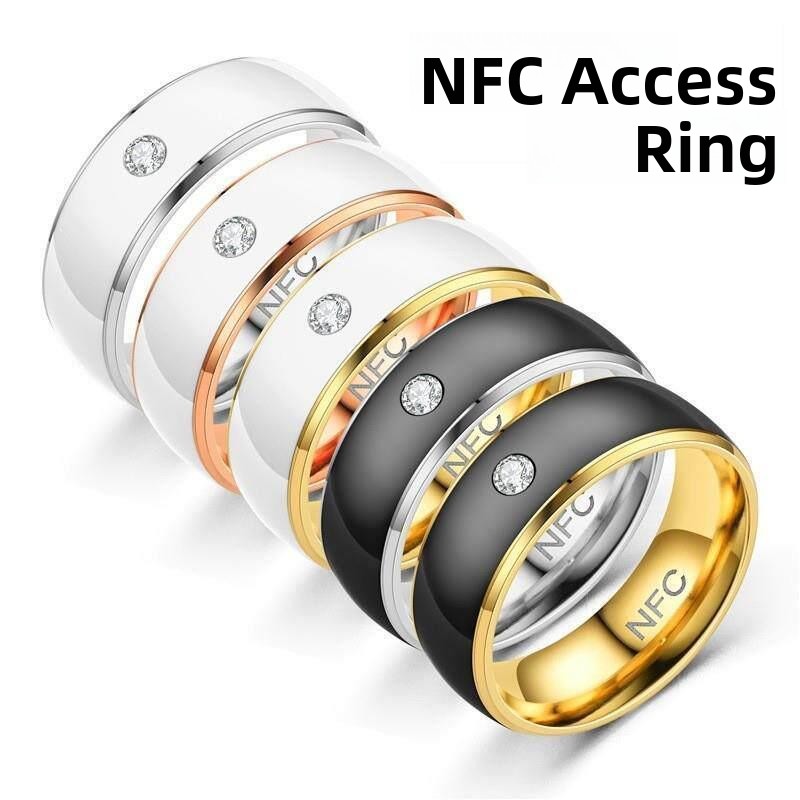 Smart NFC Ring Titanium Steel  - Smart Ring Nfc Pay review and price