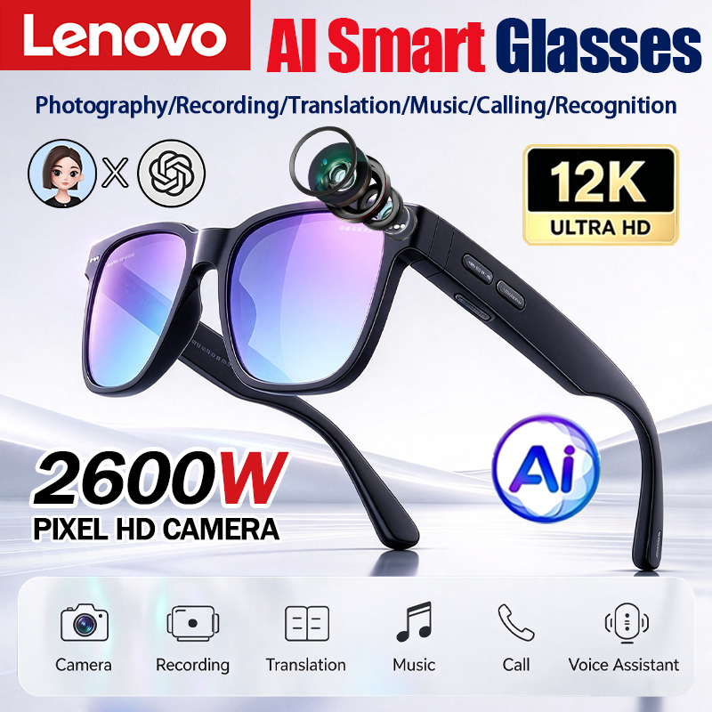 Lenovo AI Smart Glasses 12KHD  - Smart Glasses Lens review and price