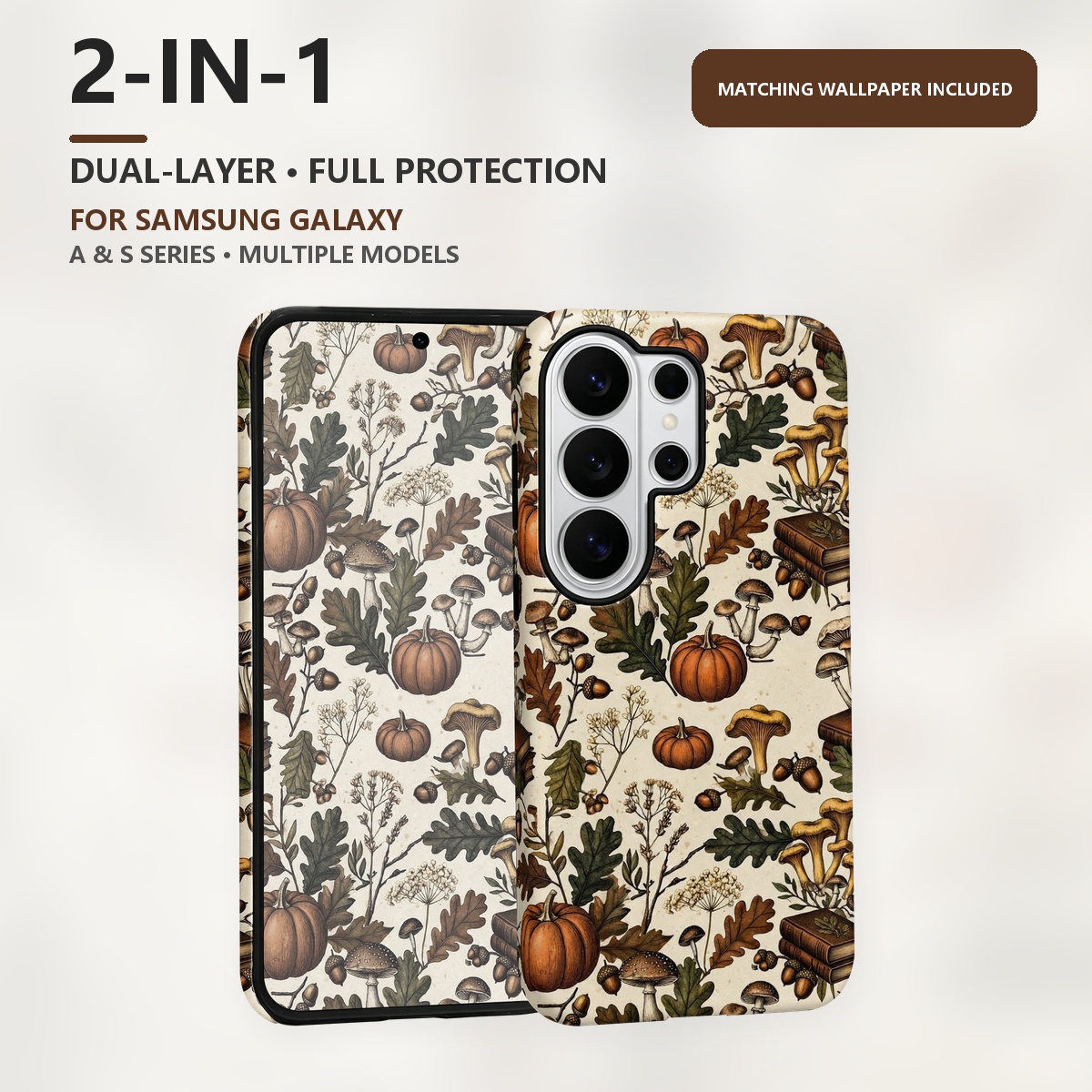 Autumn Mushroom Pumpkin Patter - Samsung Galaxy S24 review and price