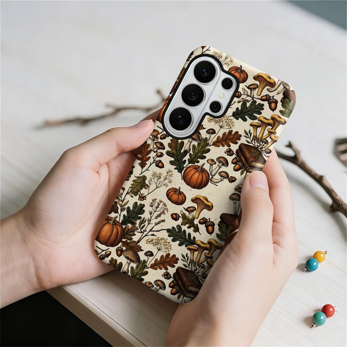 Autumn Mushroom Pumpkin Patter - Samsung Galaxy S24 review and price